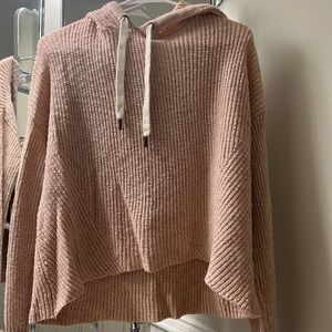 Light pink American eagle hooded sweatshirt